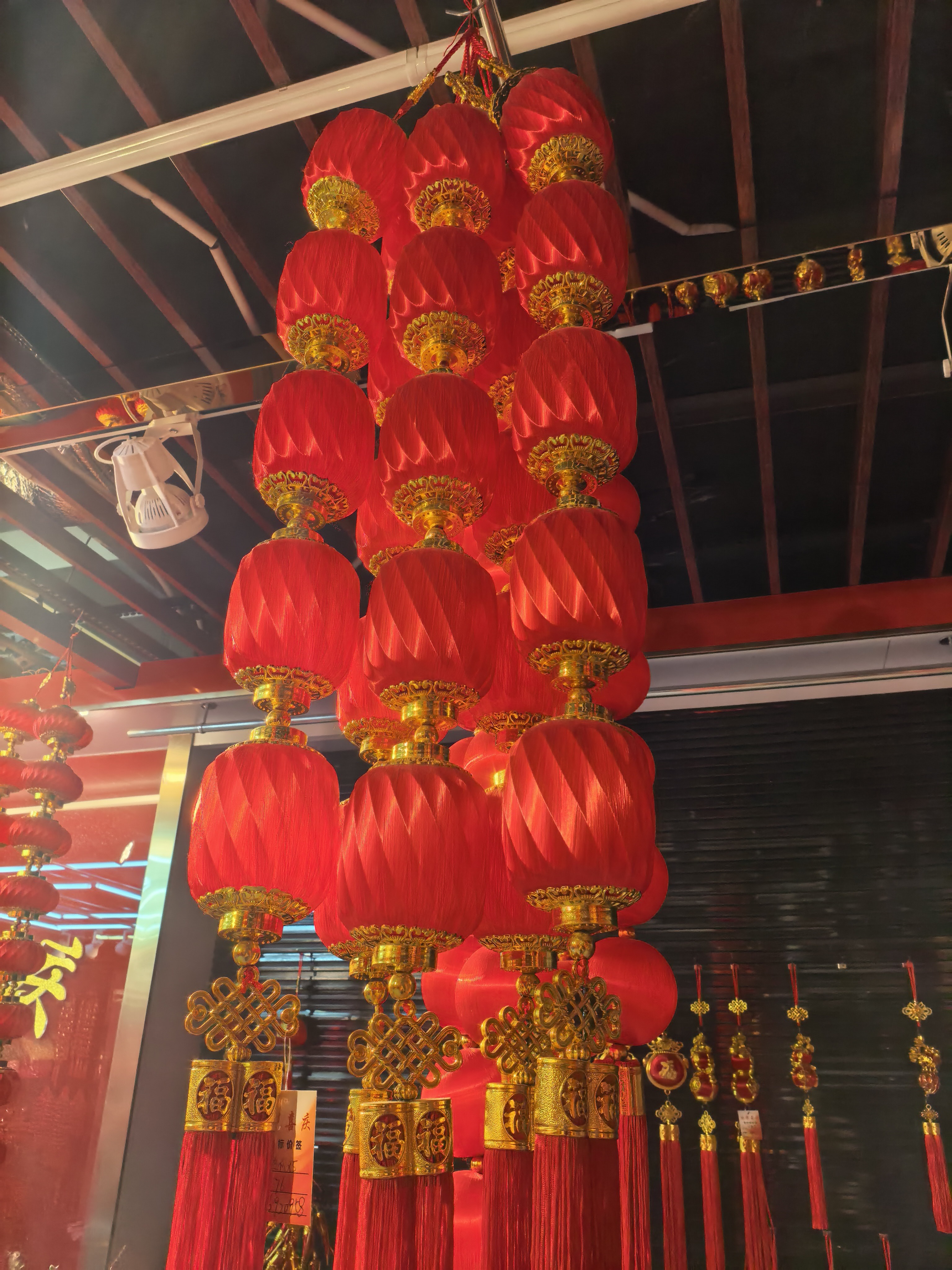 喜庆工艺，红红火火，氛围感拉满花环详情11