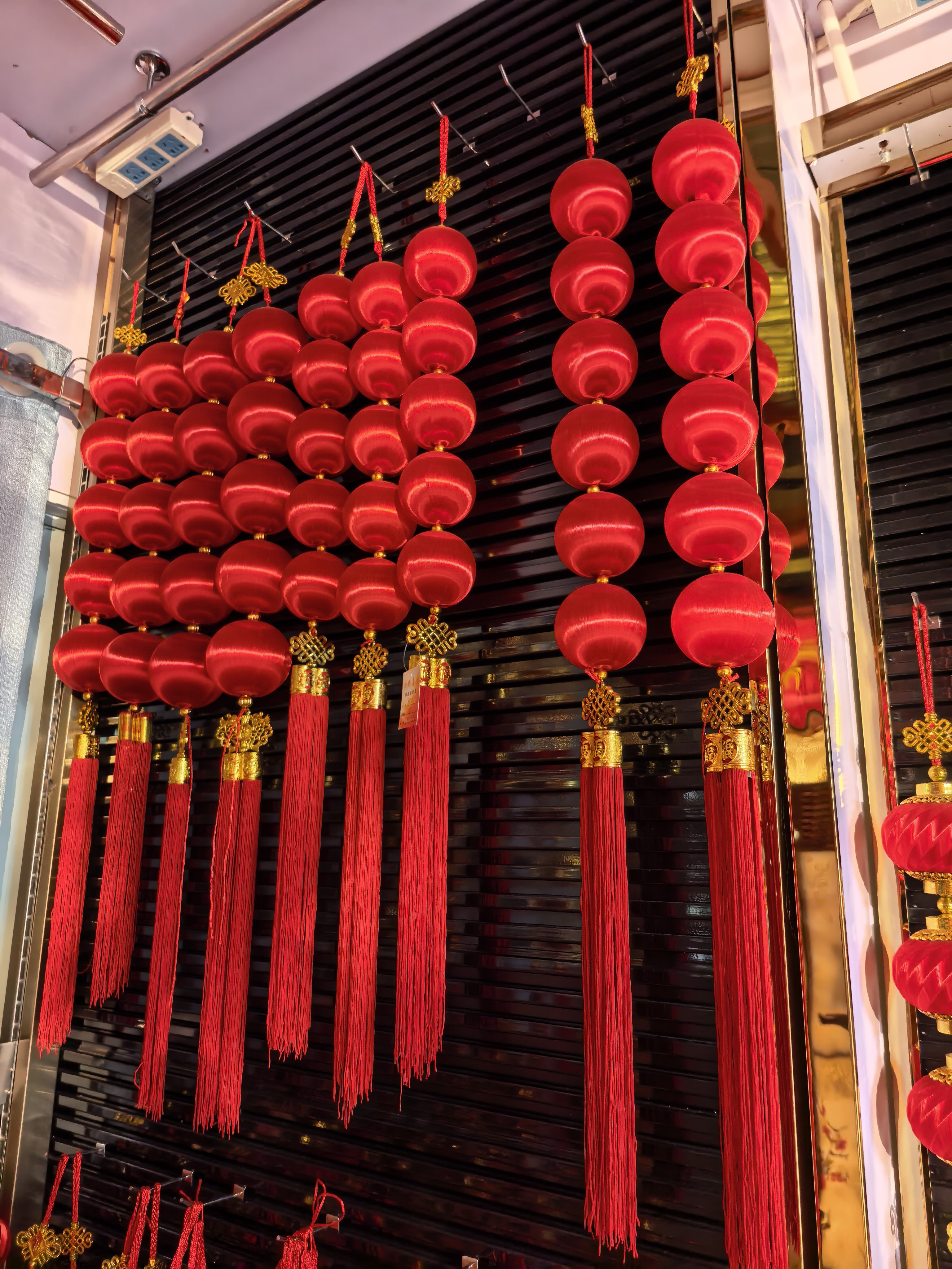 喜庆工艺，红红火火，氛围感拉满花环详情4