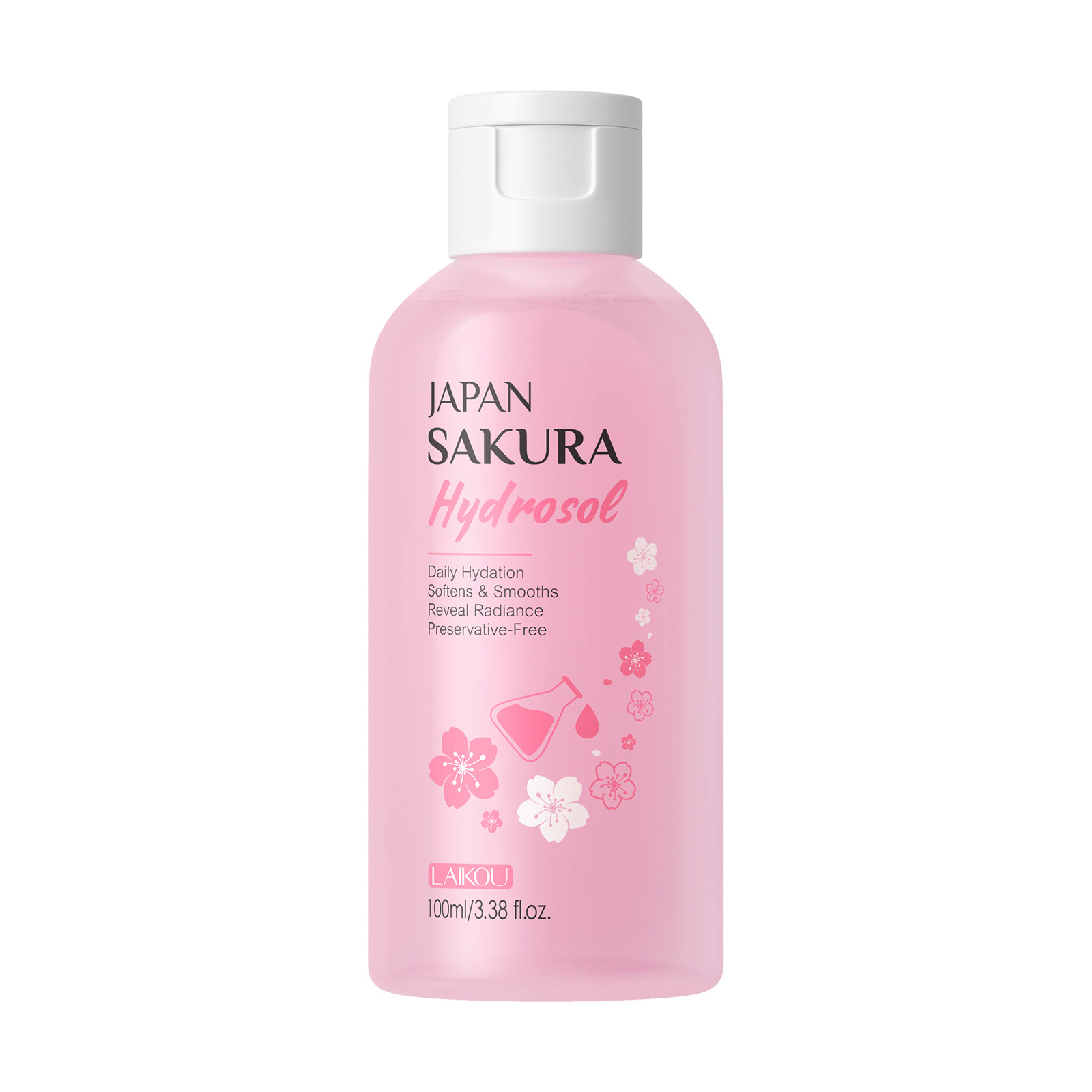 Cross-border LAIKOU Cherry Blossom Hydrosol 100ml Hydrating and Moisturizing, English hydrating water manufacturer in stock wholesale Item Picture
