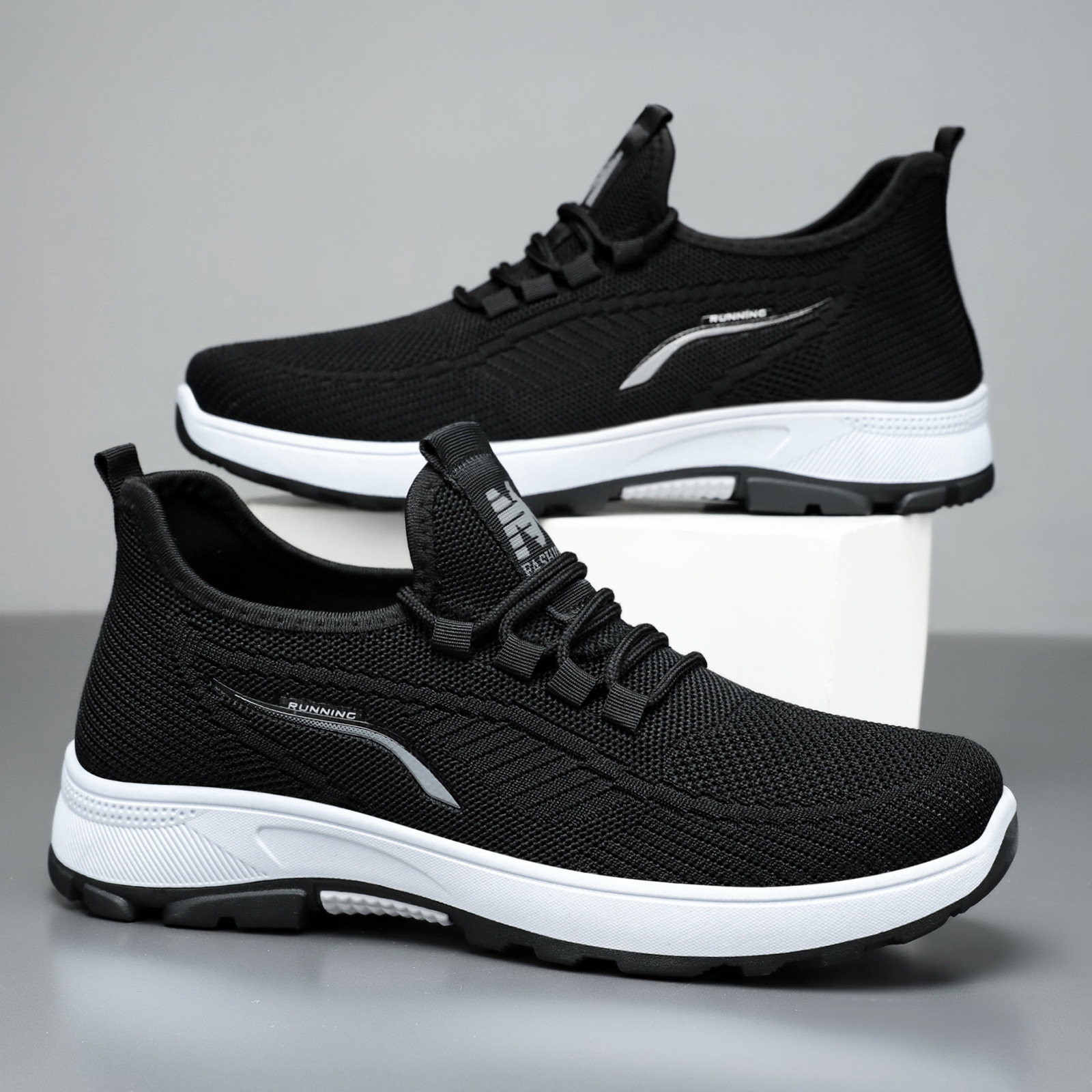 New men's shoes for autumn, versatile casual single shoes, soft soles, not tiring to the feet, dad shoes, cross-border consignment of sports shoes full figure