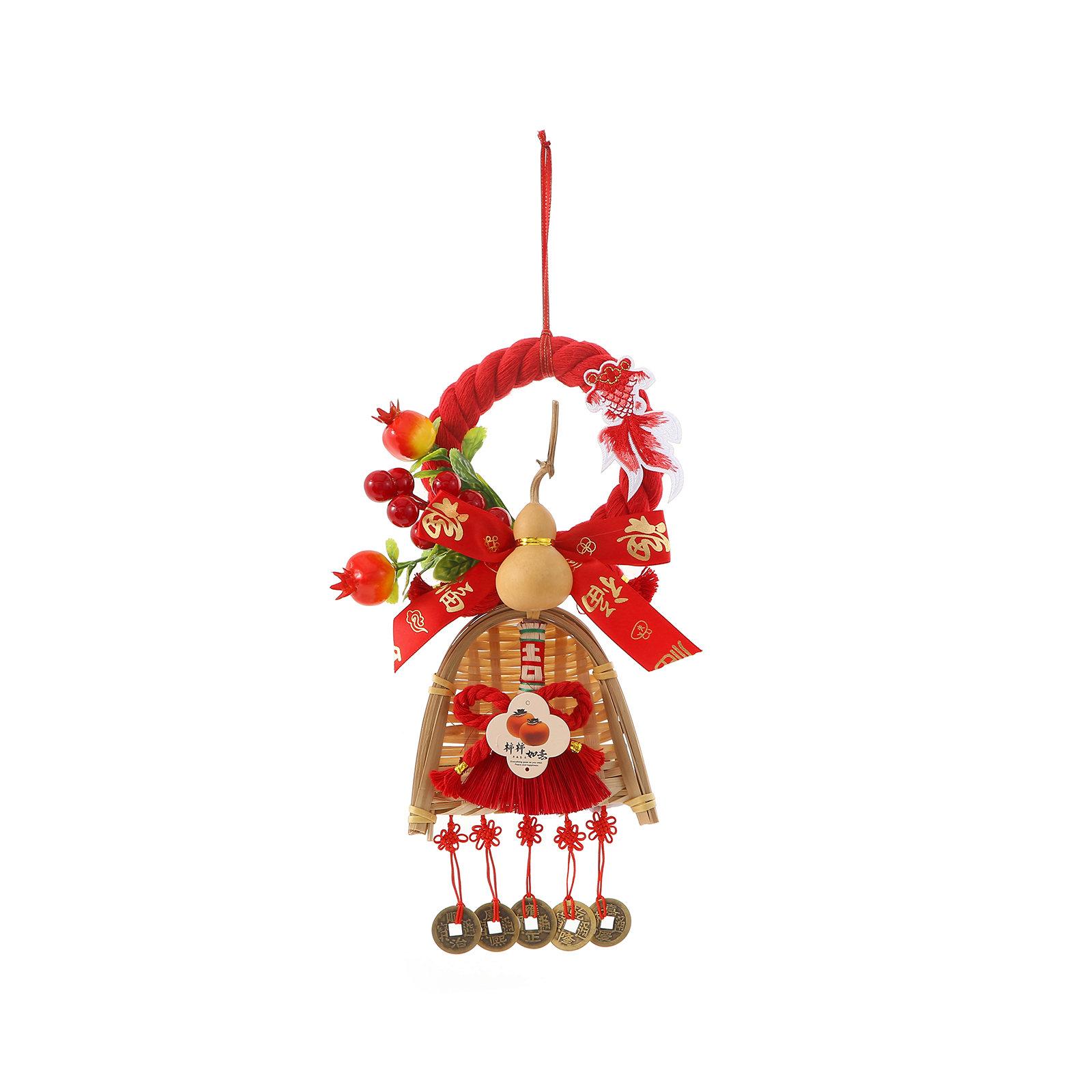 Zhu Gong Cultural Products, Chinese-made knot decorations, hand-woven ropes, Chinese knot pendants, multiple options available, festive items, festive Chinese knot pendants, festive Chinese knot rope art, Chinese knots, festive Chinese knot pendants detail image 2