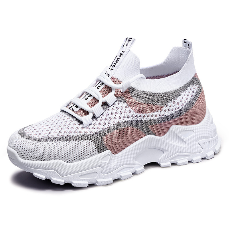 Women's fashion autumn new cross-border shoes: Soft-soled women's shoes, breathable mesh shoes, lightweight dad shoes Item Picture