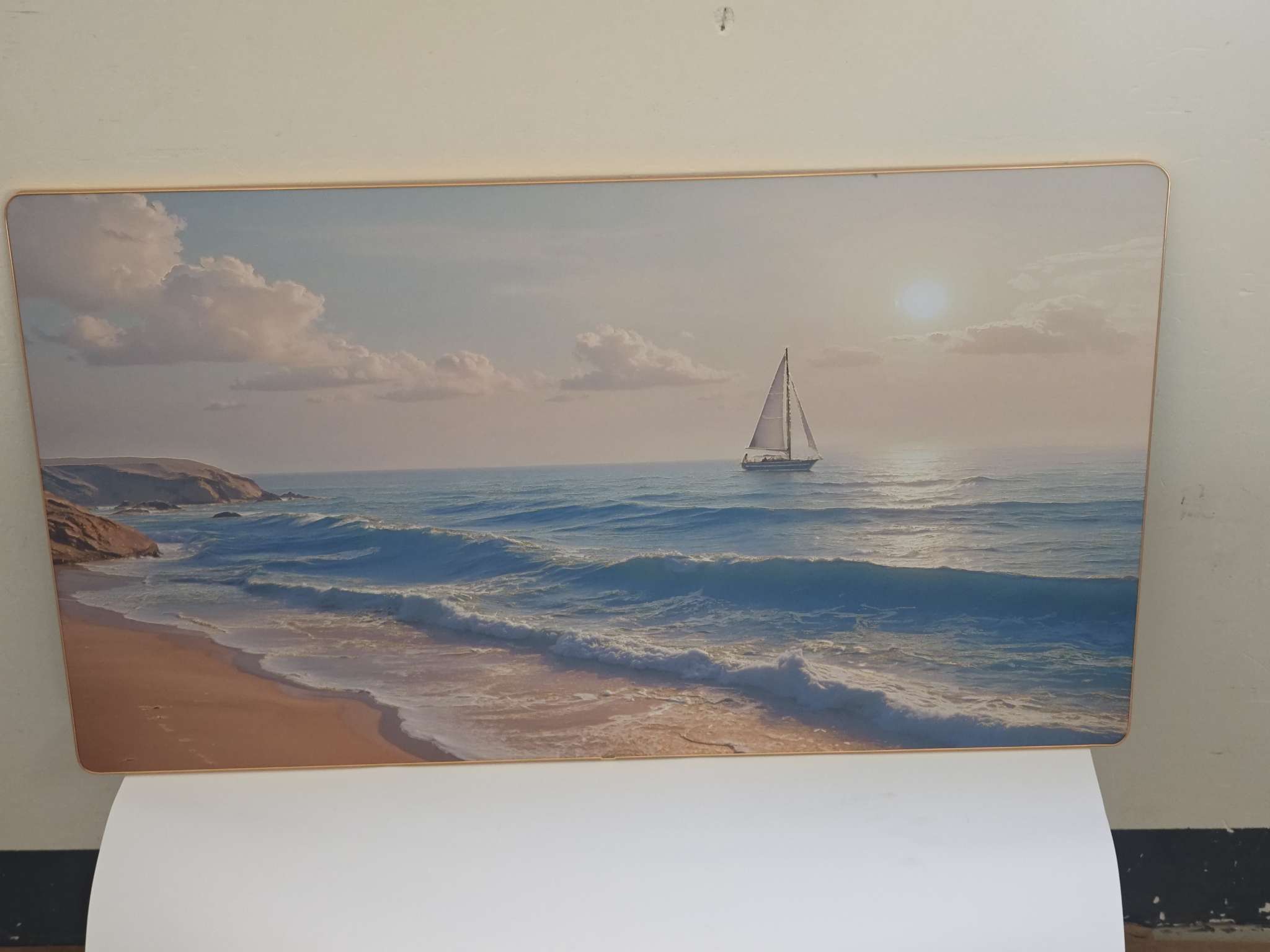 晶瓷画钻石画沙发肌理画相框详情图3