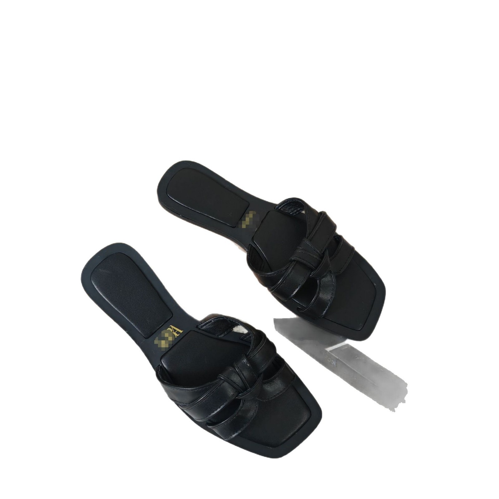 New European and American ZA original order export large size women's flat sandals wholesale Ladies fashion slipper Item Picture