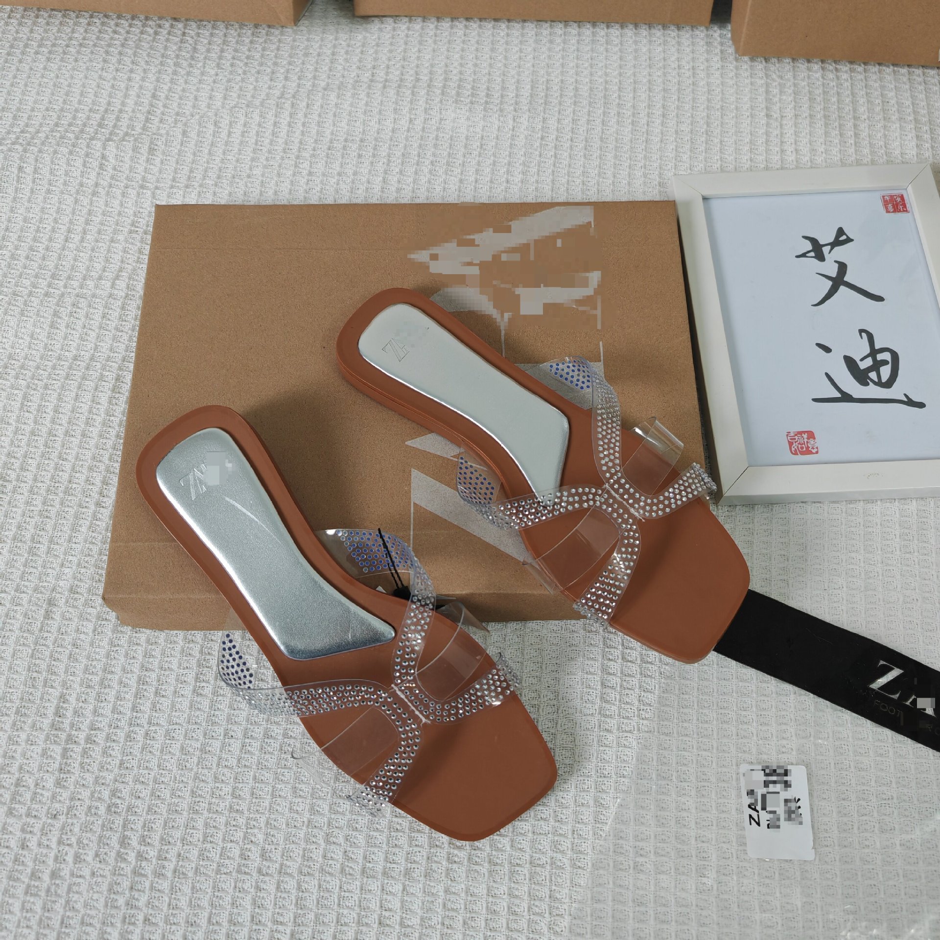 ZAR Flat Sandals Slippers cross-border original single European and American popular style women 's Slippers summer sandals Application Scenario