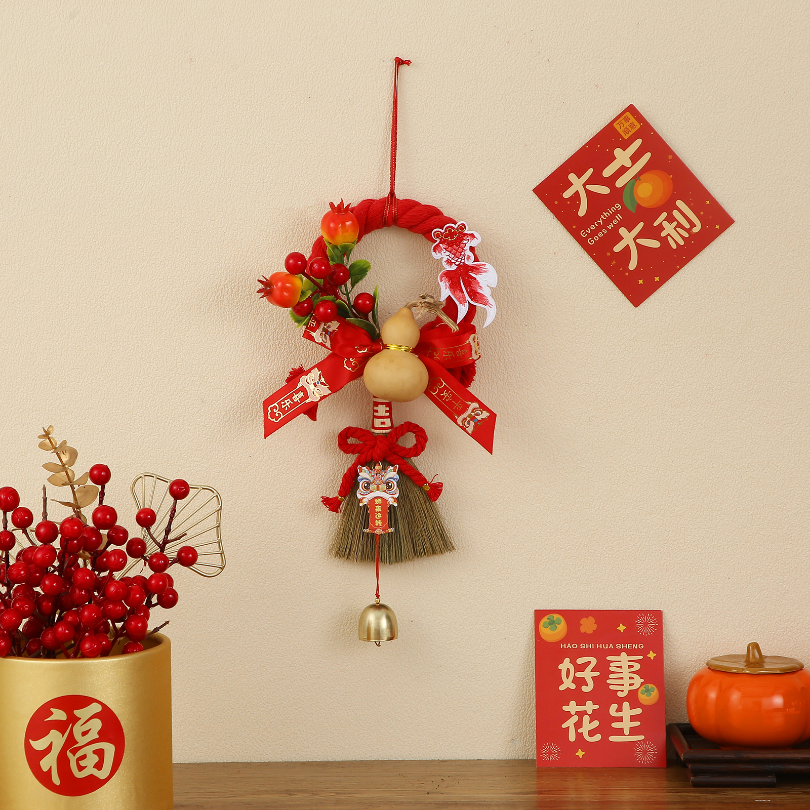 Zhu Gong Cultural Products, Chinese-made knot decorations, hand-woven ropes, Chinese knot pendants, multi-color festive items, festive Chinese knot pendants, festive rope art, rope art, Chinese knot festive items, festive Chinese knot pendants detail image 8
