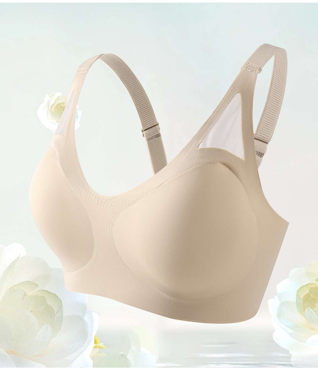 Underwear Ice Silk seamless nude feel Ice silk three-row button underwear detail image 17