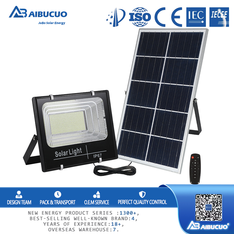 AIBUCUO Jubo solar floodlights, LED outdoor lighting, waterproof floodlights, solar wall lamps, street lamps