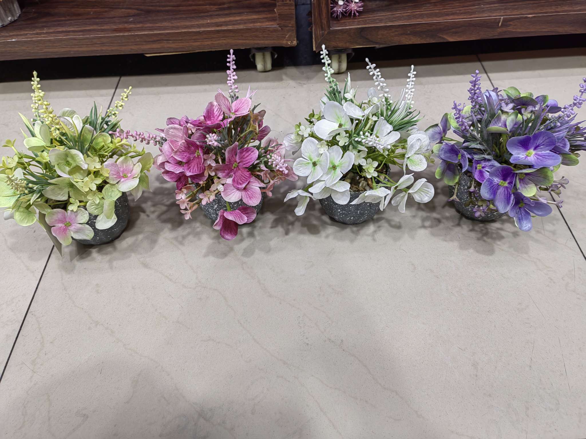 家饰仿真花饰五朵塑料花假花装饰品室内摆设塑胶花美观耐用仿真花仿真花