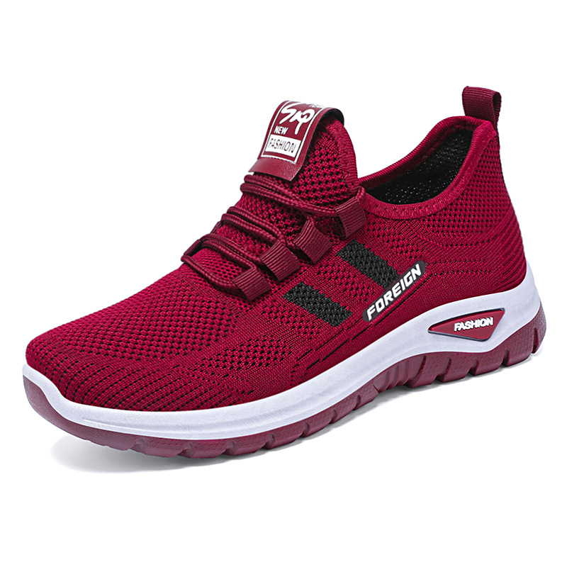 Women's Shoes 2025 Autumn New outdoor breathable mesh shoes, fashionable casual shoes, women's shoes, low-top women's sports single Item Picture