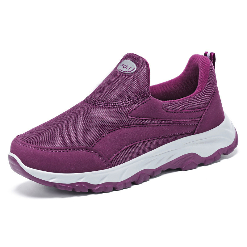 Autumn Mom sports shoes, women's elderly shoes, women's soft soles, anti-slip for middle-aged and elderly people, casual walking couple style Item Picture
