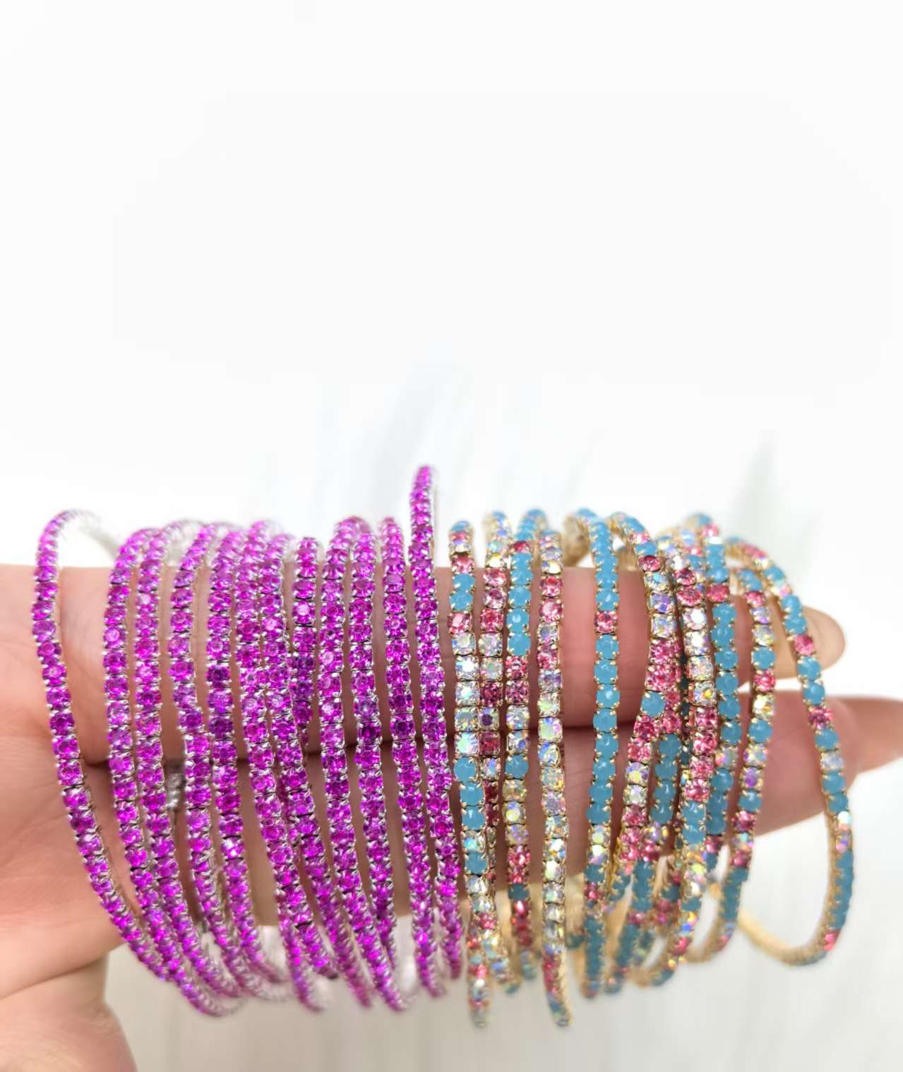 DIY multi-color elastic wrist band accessories diy detail image 16