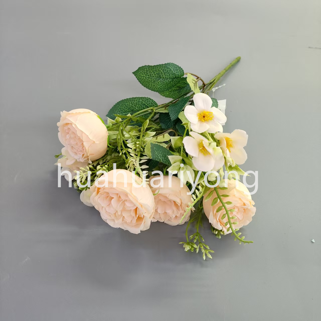 花杆/火把狂欢夜导具/电镀玫瑰花/钩织花/钩织花束产品图