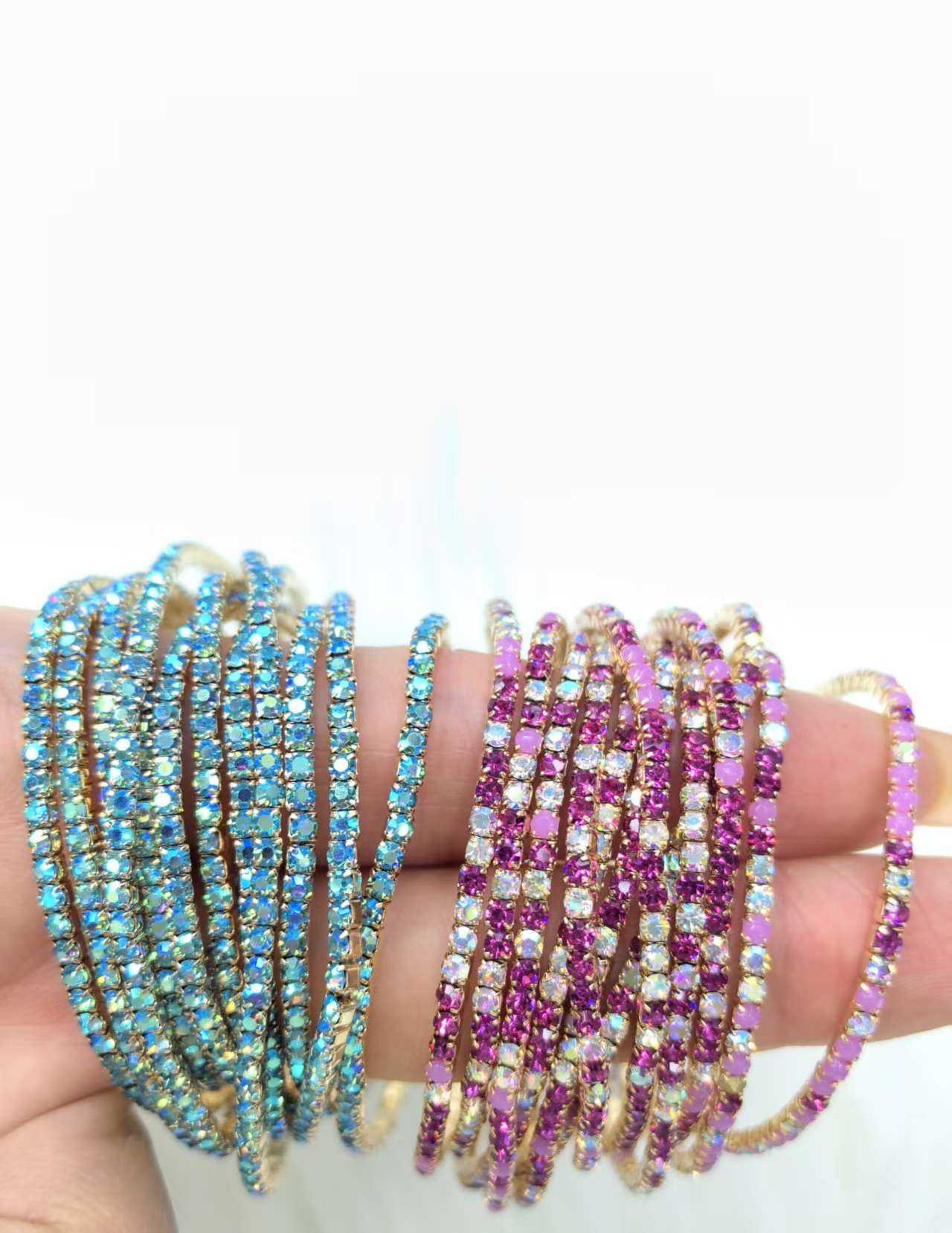 DIY multi-color elastic wrist band accessories diy detail image 12