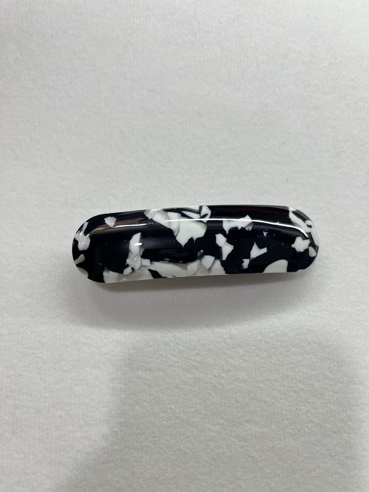 Fashionable and simple spring clip edge clip acetic acid eco-friendly hair clip detail image 7