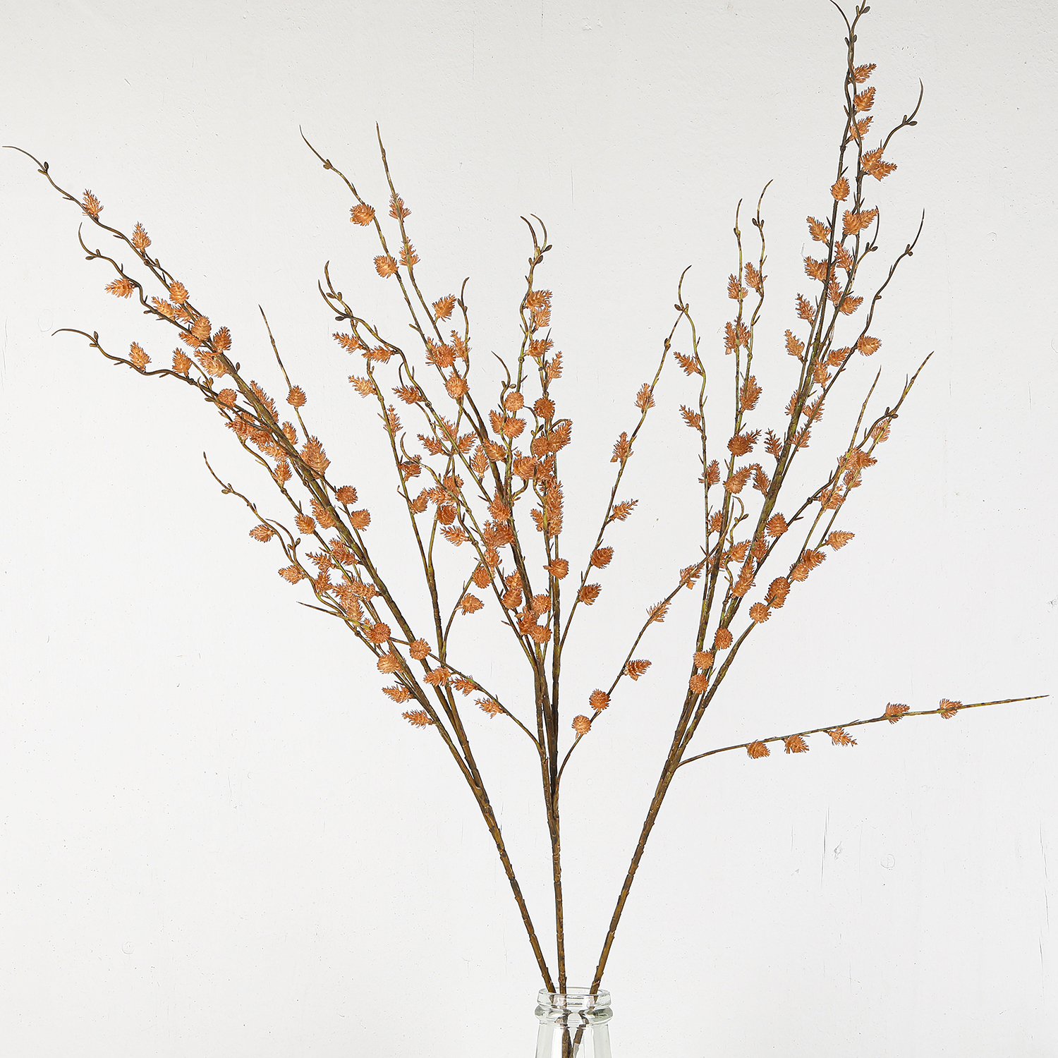 New faux pinecones, large branches, pinecones, small thorn balls, faux green plant fruits, home decoration, flower arrangement and shooting props Item Picture