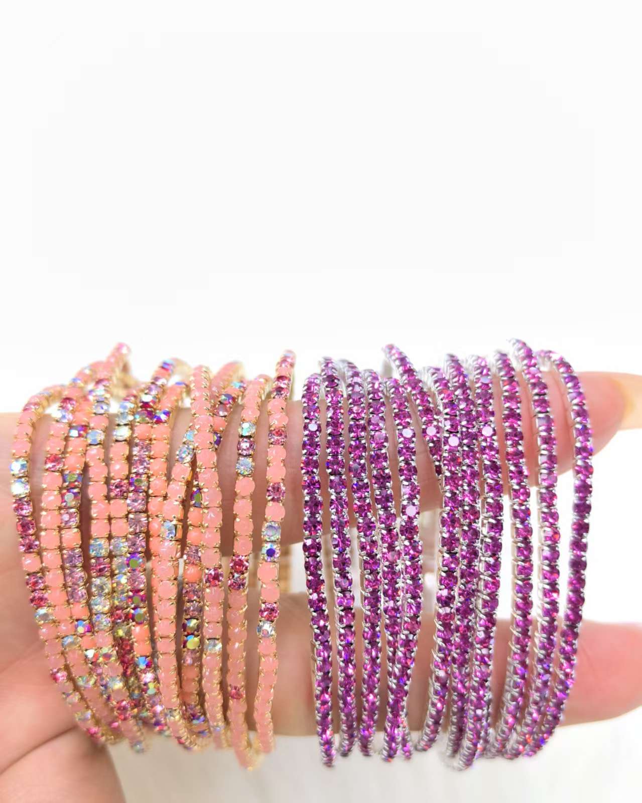 DIY multi-color elastic wrist band accessories diy detail image 5