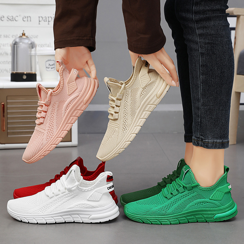 temu single shoes, cross-border casual, breathable running shoes and air-cushioned sports shoes for women's 2025 autumn collection Specification drawing
