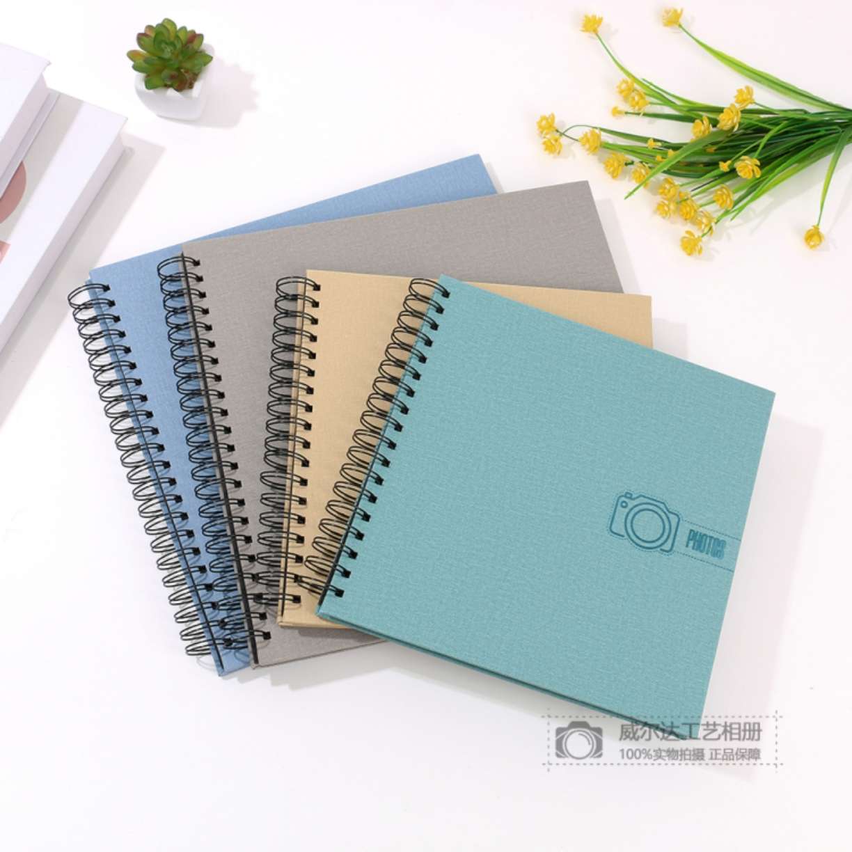 拾光集diy相册纪念册自粘贴式覆膜相册家庭大容量收纳拍立得相册