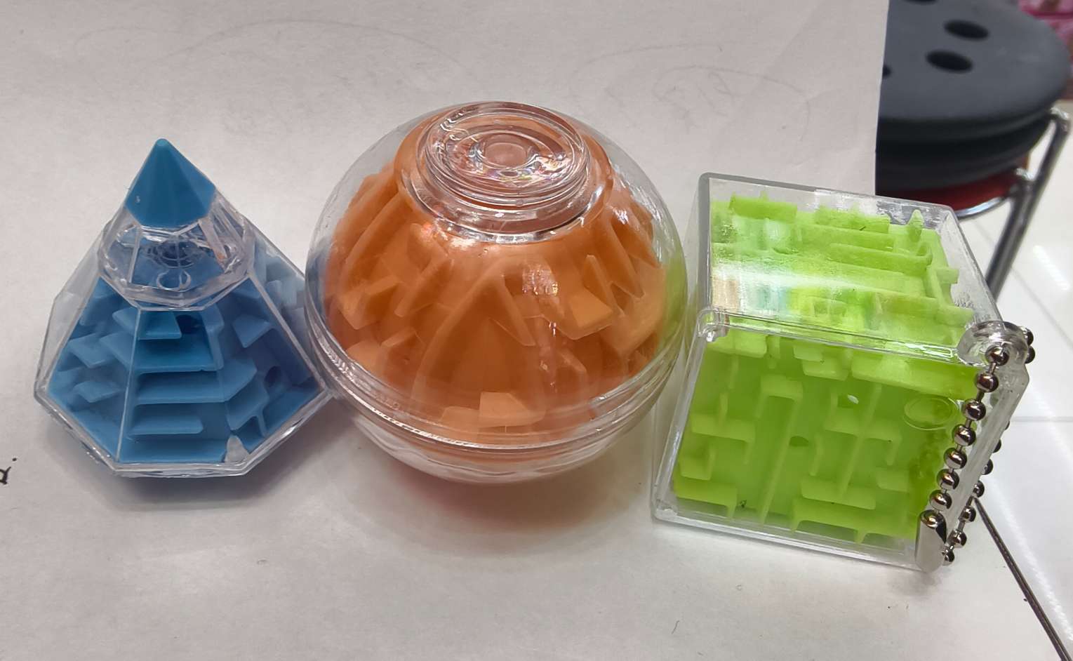 3D立体迷宫正方体圆形迷你智力魔幻迷宫球走珠儿童益智小玩具礼物 玩具玩具白底实物图