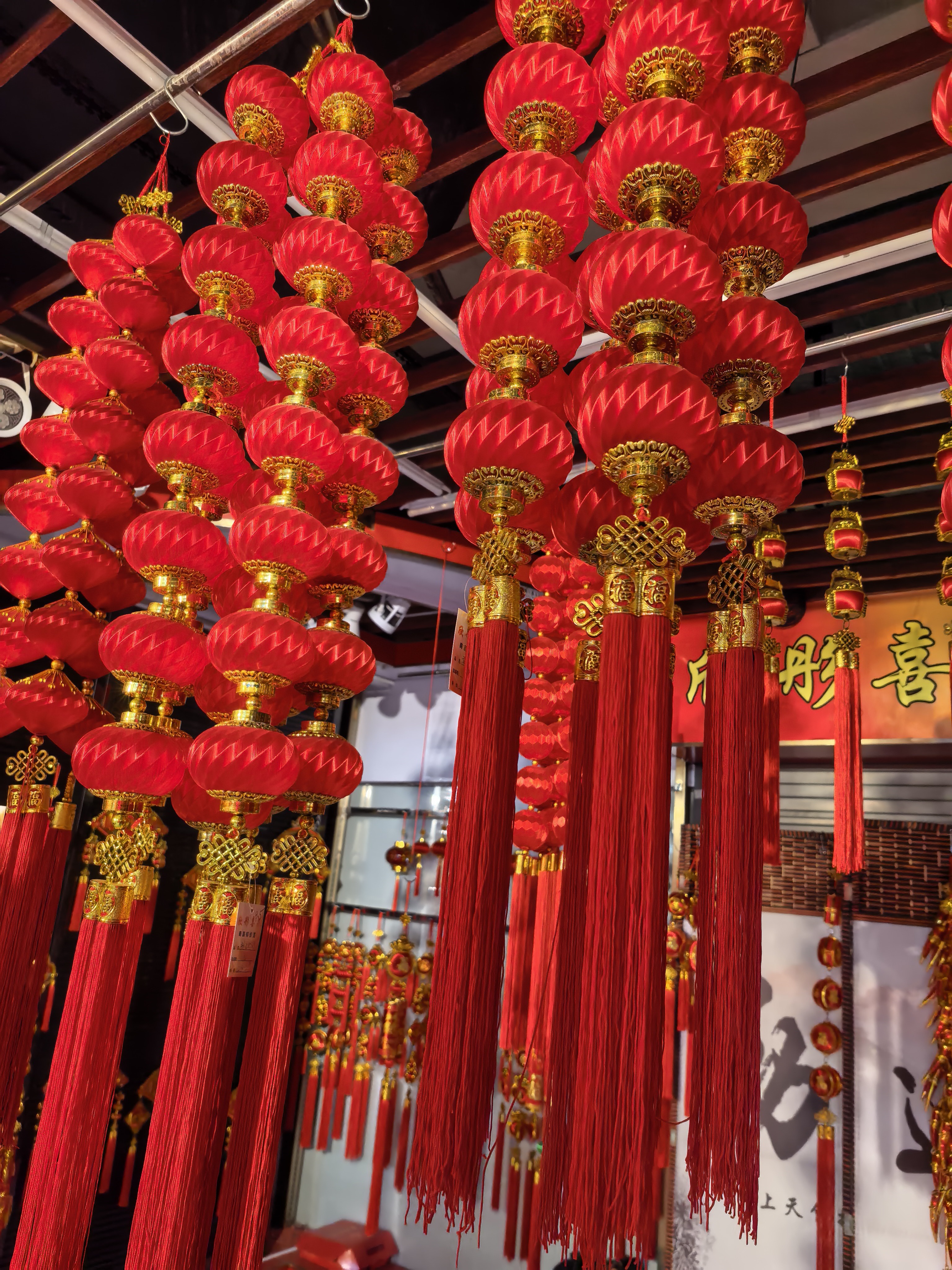 喜庆工艺，红红火火，氛围感拉满花环详情13