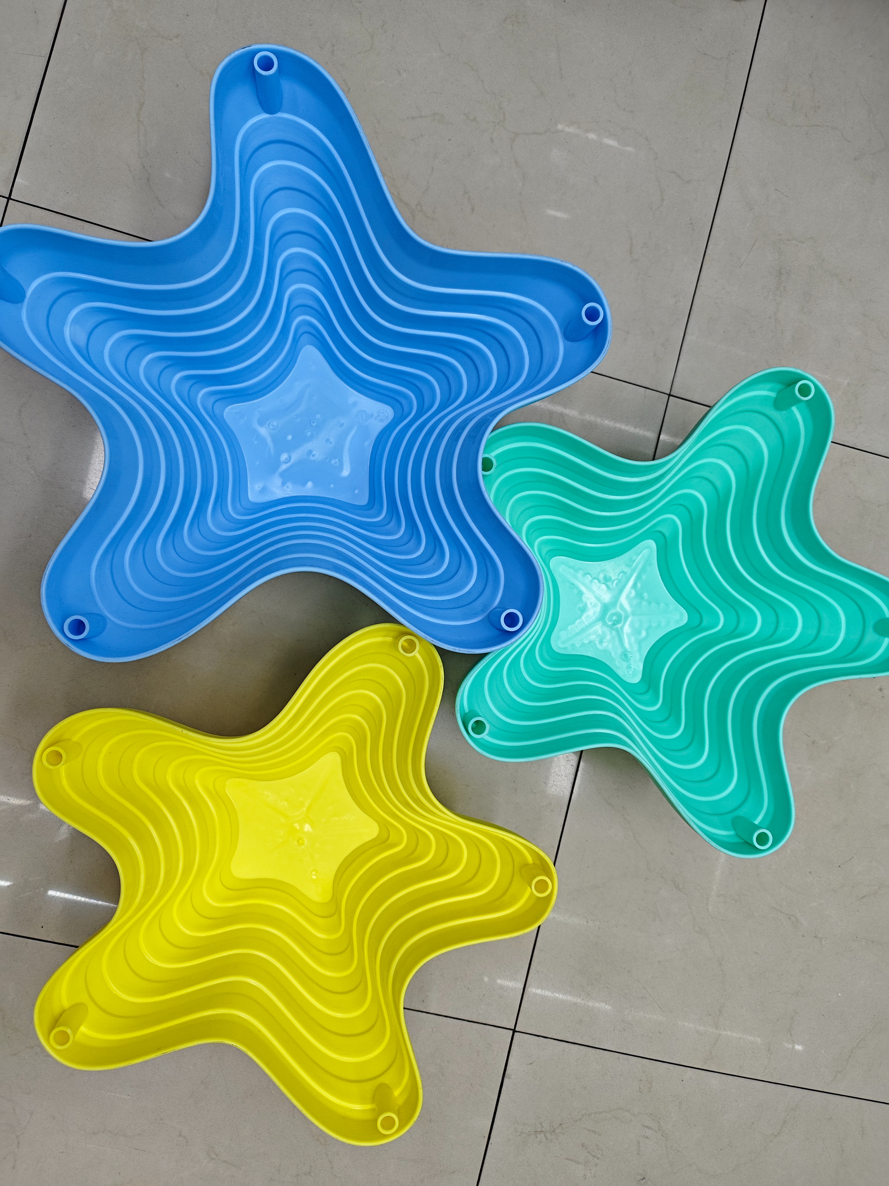 Hualong Toys' Dahaixing River Crossing Stone Educational building Blocks DIY plastic children's toy building blocks processing and customization Specification image