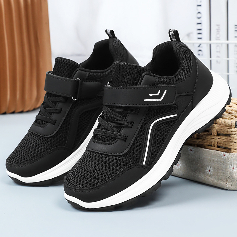 Women's shoes, versatile autumn new style walking shoes, casual parents' shoes, soft-soled sports shoes for middle-aged and elderly people Specification drawing