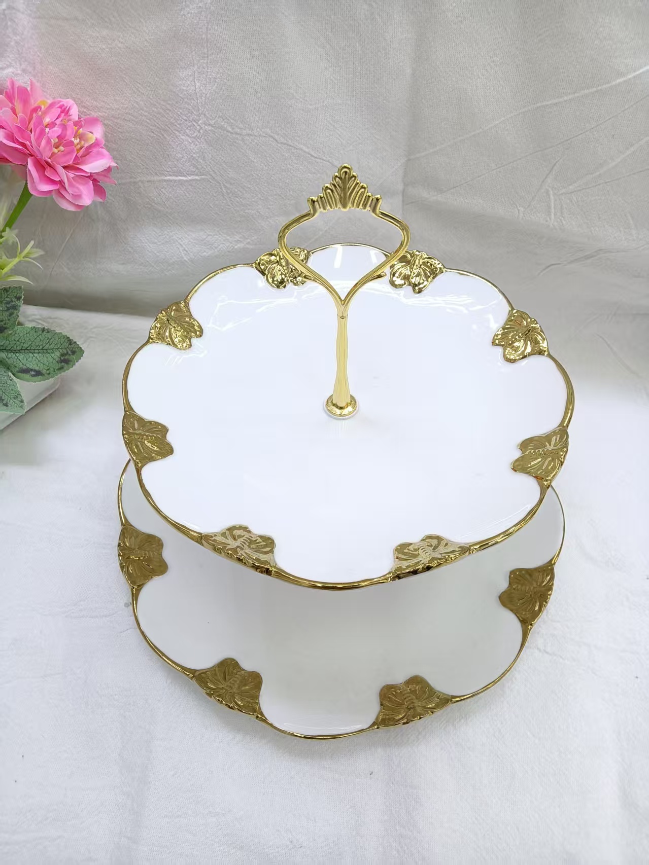 陶瓷套装水果托盘装饰/摆件果盘，水果串碟