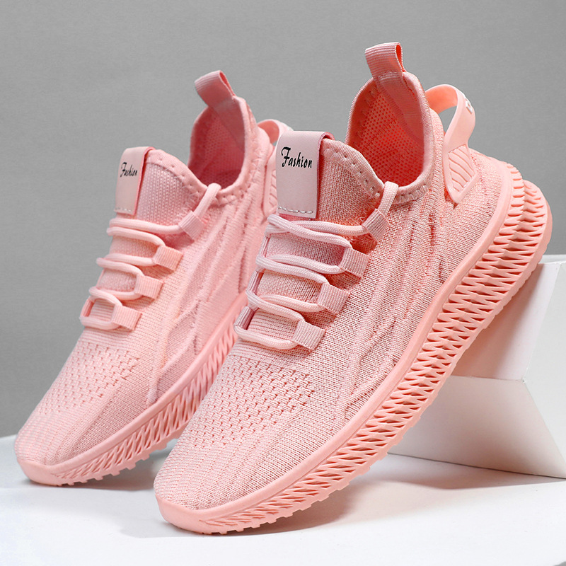 temu is distributing the new cross-border fashion casual single shoes for women in the autumn of 2025. These are trendy mesh breathable sports shoes Specification drawing
