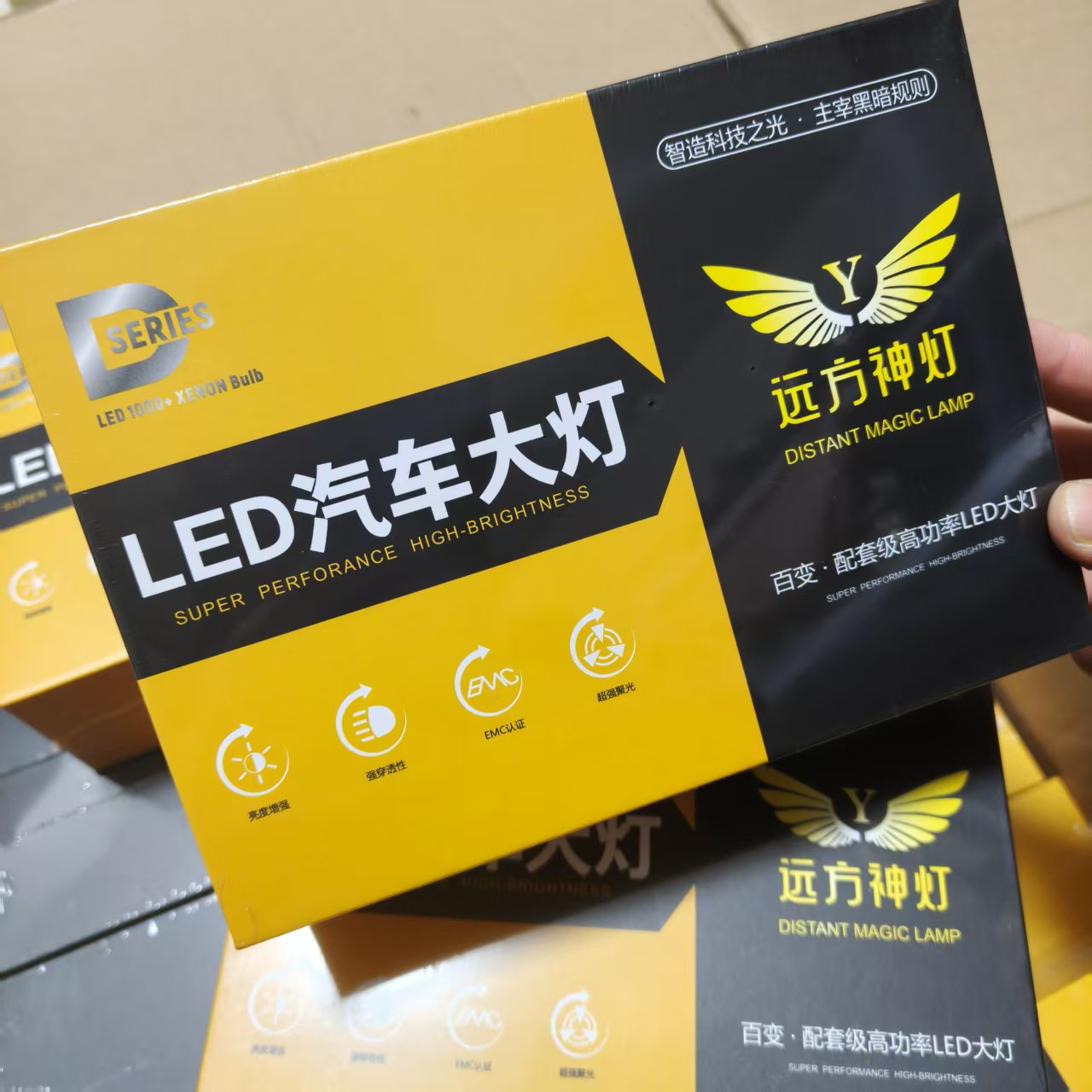 Automotive LED headlights, ultra-bright high beams, spotlights, high-power 300W spotlights, H1 H3 H4 H7 9005 lamps Specification drawing