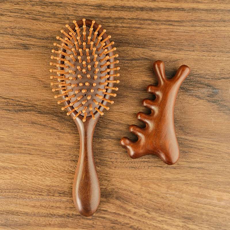 Beauty care, makeup, beauty tools, air cushion comb, wooden comb, small massage comb, hair comb, hair comb, air cushion comb, portable comb, hair care comb, air cushion comb, massage comb, sandalwood comb Specification image