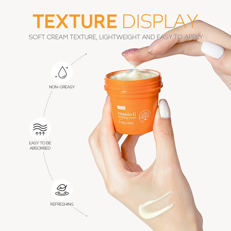 Cross-border FENYI Vitamin c Cream 40g Moisturizing and Hydrating Moisturizing Cream Skin Care product English packaging Specification drawing