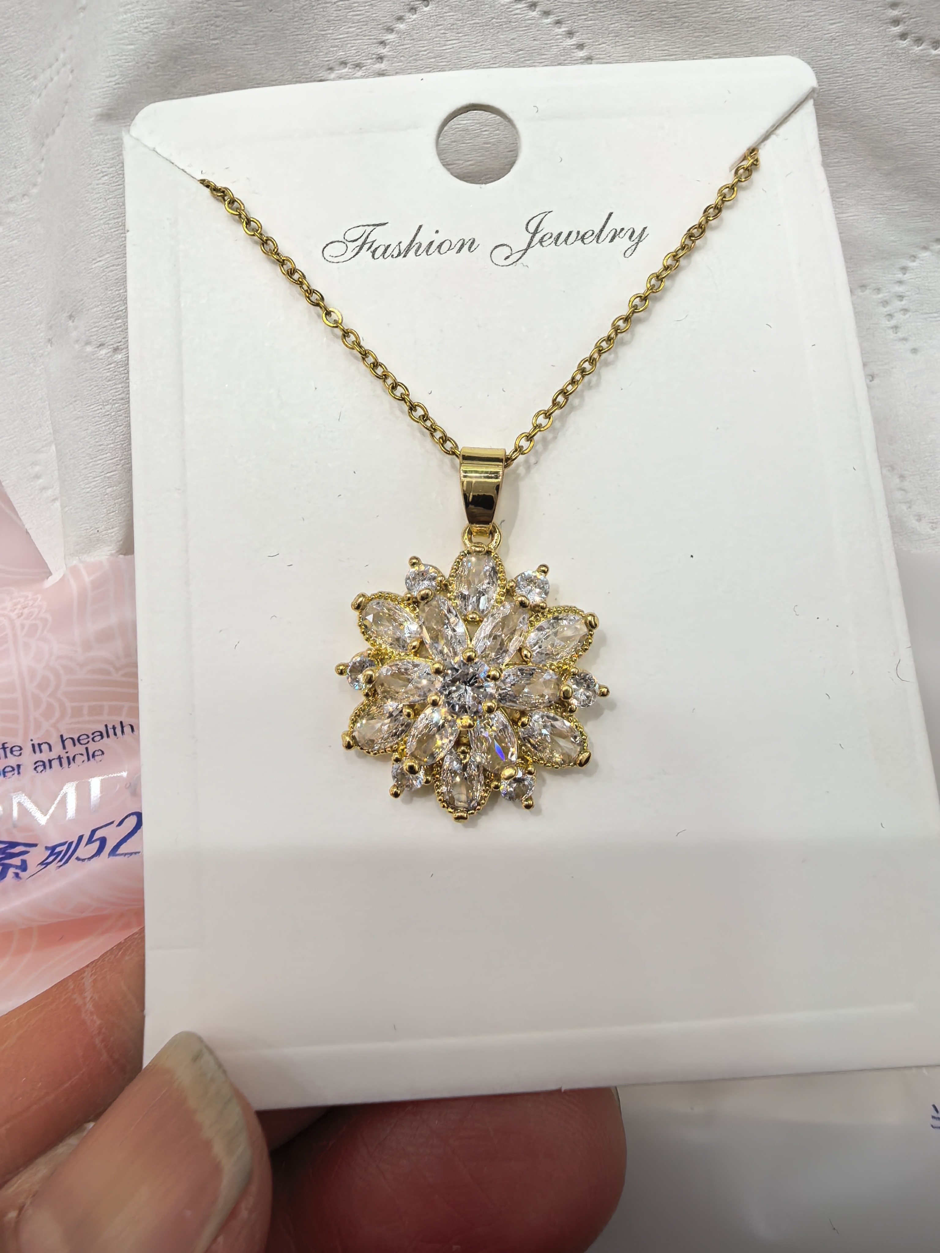 项链新款。锆石项链。2025最新爆款。18K真金电镀。