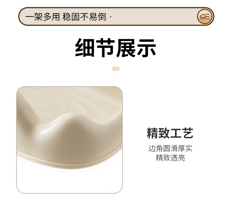 多功能锅盖架锅铲架塑料砧板多用架置物架台面厨房用品大全小百货详情14