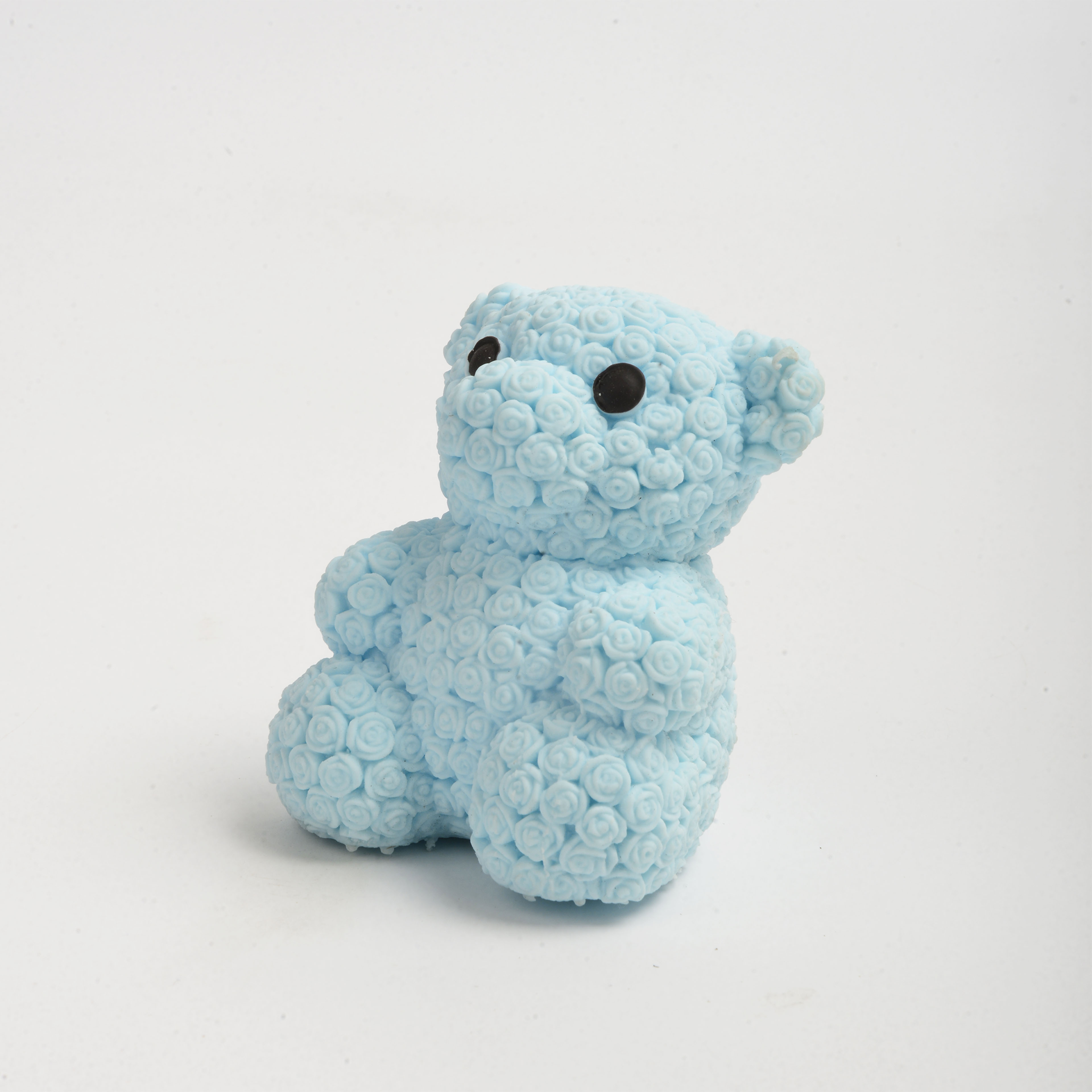 New TPR Soft Rubber Teddy Bear Stress Relief Toy, Squeeze Rose Bear, Light-Up Educational Fun Application Scenario
