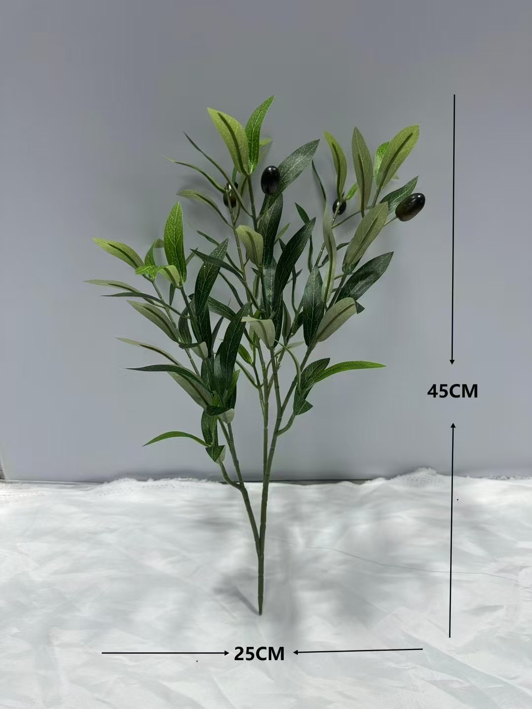 办公仿真植物摆件人造树橄榄花卉盆栽装饰文化园艺塑料仿真花艺