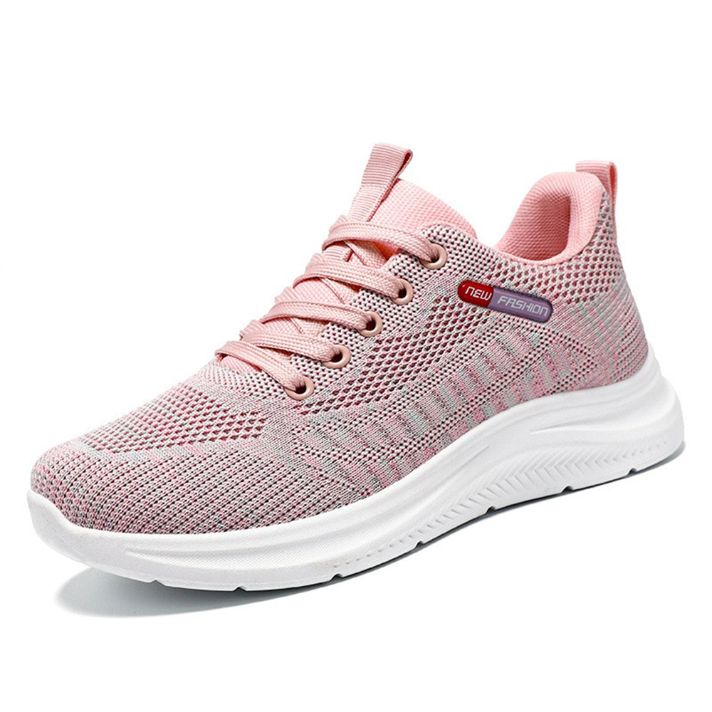 Women's shoes 2025 Autumn New Foreign Trade Cross-border Flying Weaving Women's Shoes Soft-soled casual sports shoes for women Item Picture