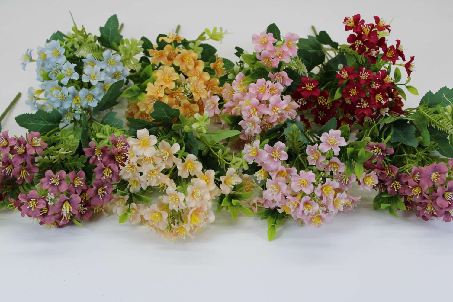 Five-headed small handlebar micro-flower simulation handicrafts, creative display items, handicrafts, gifts, home decorations, multiple choices, fine collection detail image 3