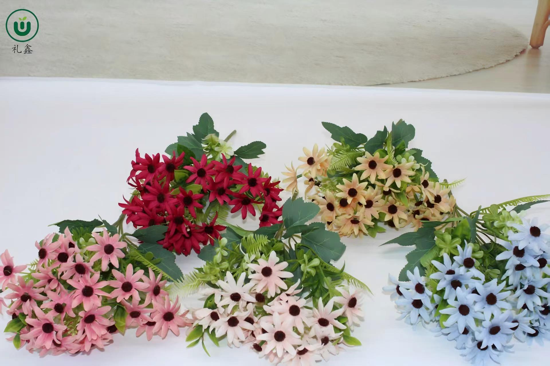 Five-headed small-clawed chrysanthemum simulation handicrafts, creative display items, gifts, home decorations, handicrafts, collectibles, multiple choices detail image 2