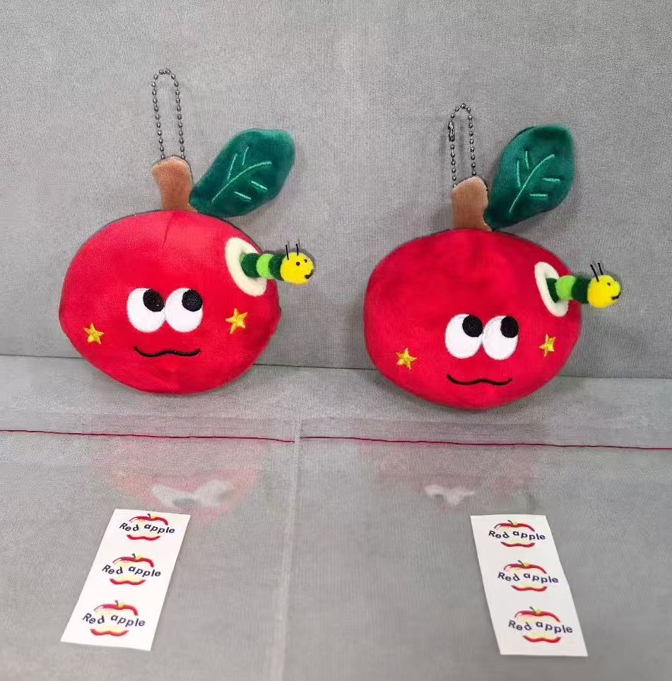 Best-selling surprise red Apple plush pendant details Picture