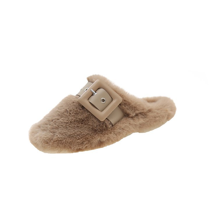 2025 New niche high-end fairy-like gentle cotton flip-flops for casual outerwear, flat and anti-slip for women Item Picture