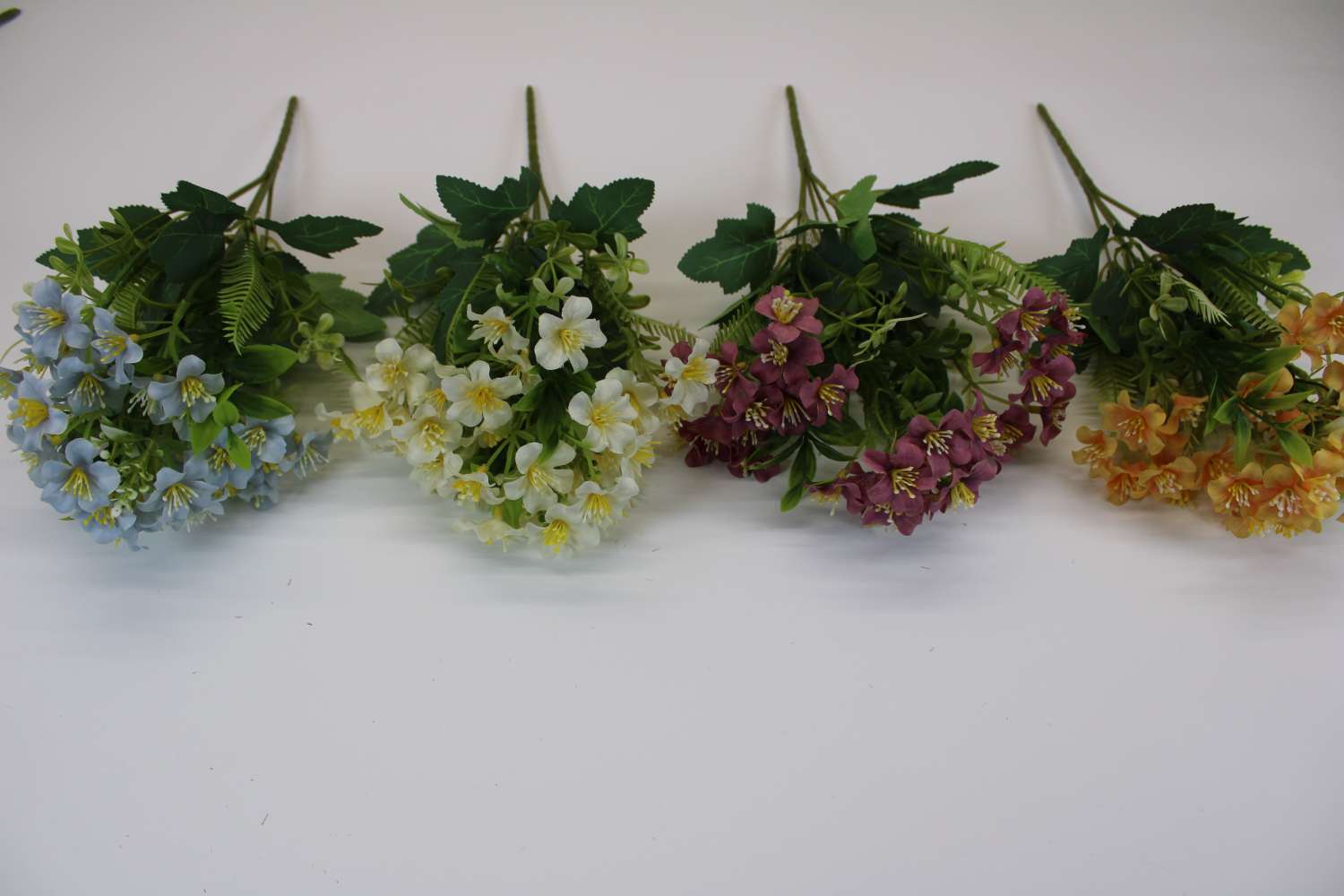 Five-headed small handlebar micro-flower simulation handicrafts, creative display items, handicrafts, gifts, home decorations, multiple choices, fine collection detail image 4