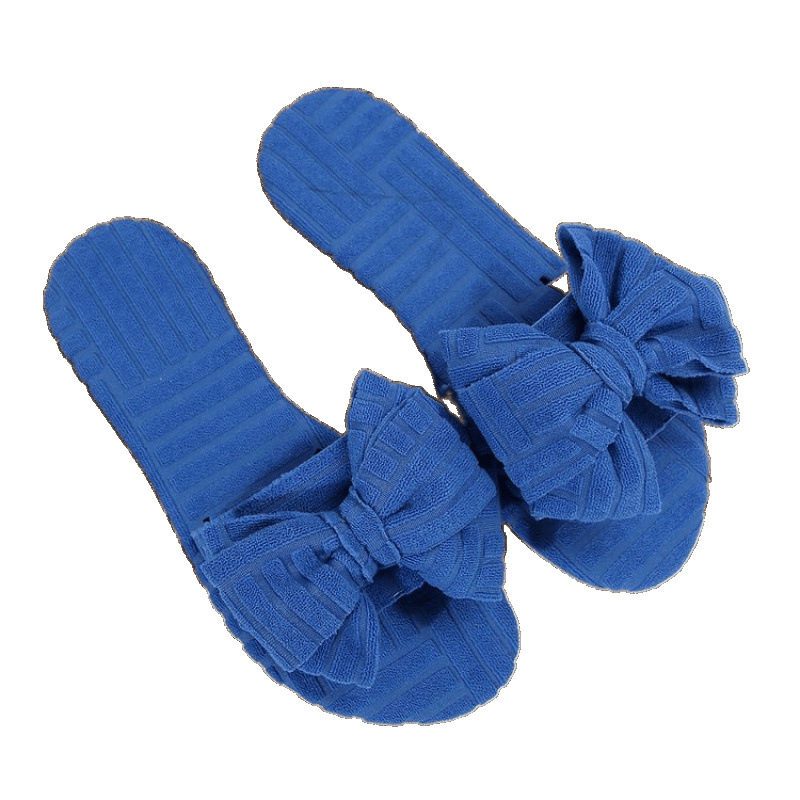 This large-sized silk satin lady's simple bow is fashionable and versatile. It can be worn outside and is anti-slip for indoor use at home Item Picture