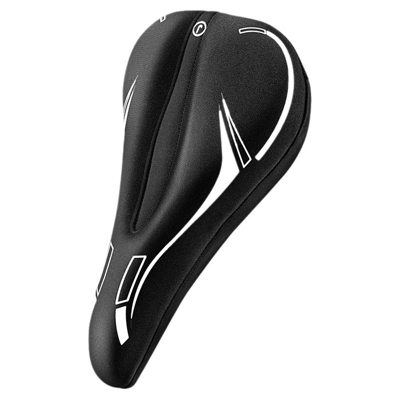 Bicycle seat cushion cover, mountain bike honeycomb gel seat cover, road bike bicycle saddle, breathable thickened super soft seat Item Picture