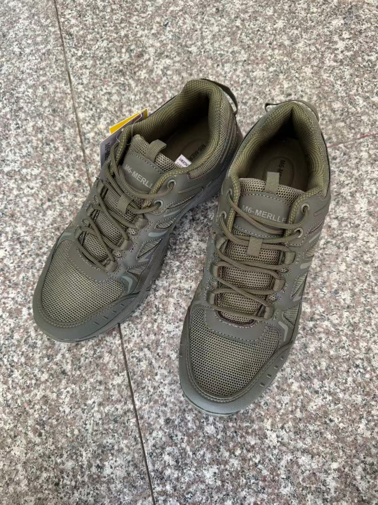 新款四季户外男鞋网面透气登山鞋防滑越野攀岩徒步鞋