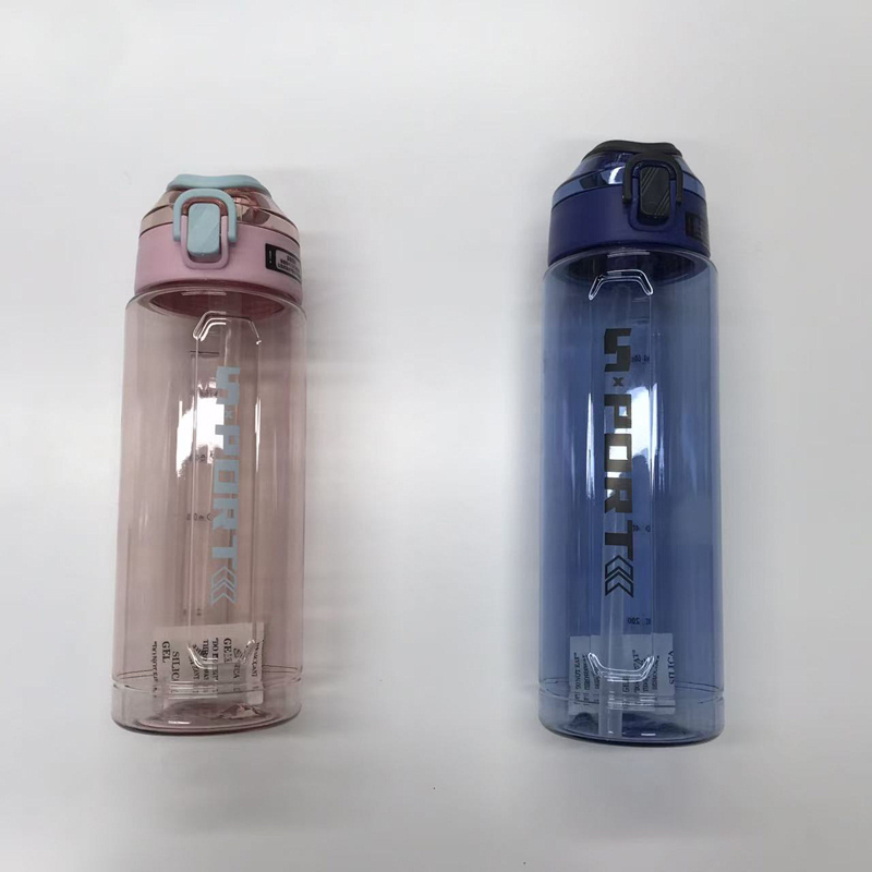 「SPORT大容量运动水杯 带吸管便携随手杯 男女学生夏季高颜值防漏塑料水壶」详情3