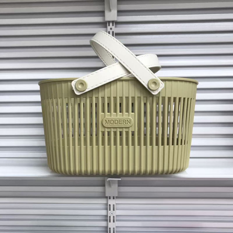 A hollowed-out and breathable storage basket for household bathroom tabletop sorting of miscellaneous items details Picture