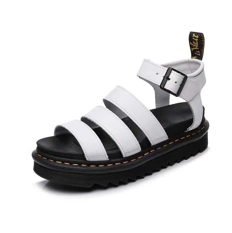 Amazon's new Summer 2024 women's Roman sandals, open-toe beach shoes, thick-soled fish-mouth flip-flops details Picture