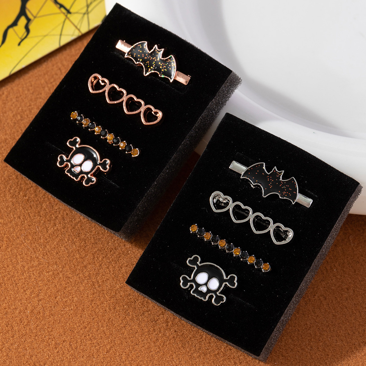 热销万圣节蝙蝠骷髅头苹果手表带装饰适用applewatch手表带装饰扣