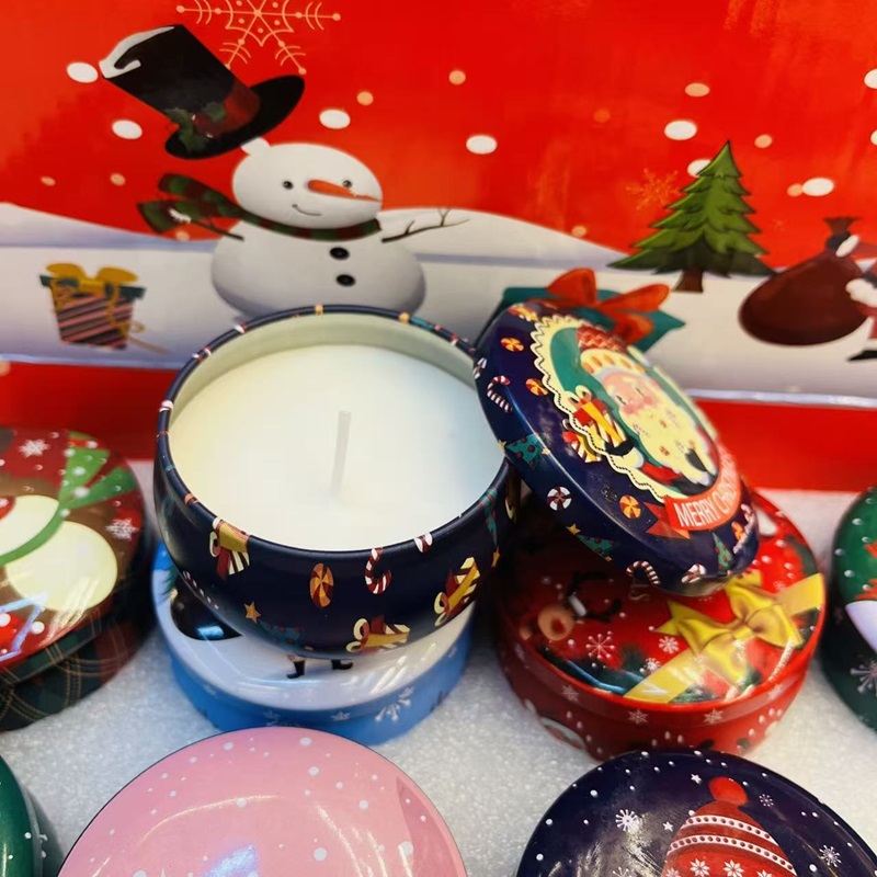 圣诞节大豆蜡马口铁盒情人节母亲节伴手礼香氛装饰蜡烛无烟薰蜡烛圣诞节大豆蜡马口铁盒情人节母亲节伴手礼香氛装饰蜡烛无烟薰蜡烛详情2